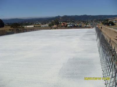 Example of good coverage of curing compound.!